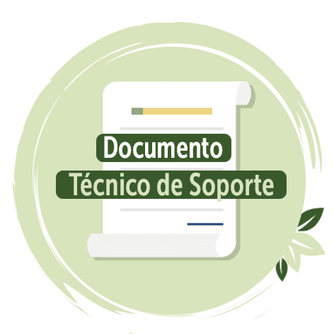 Hoja de papel con texto documento técnico soporte