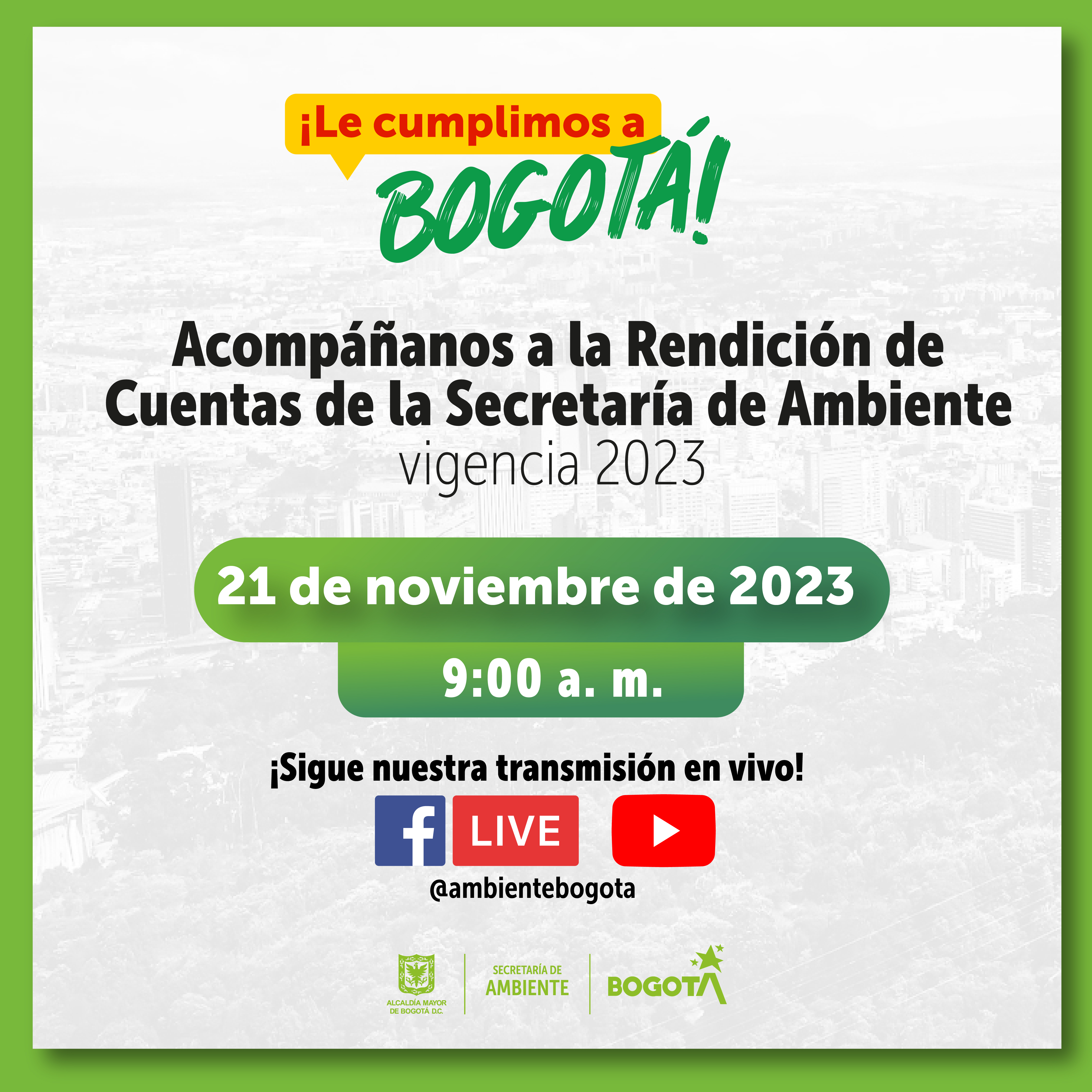 Invitación a la rendición de cuentas