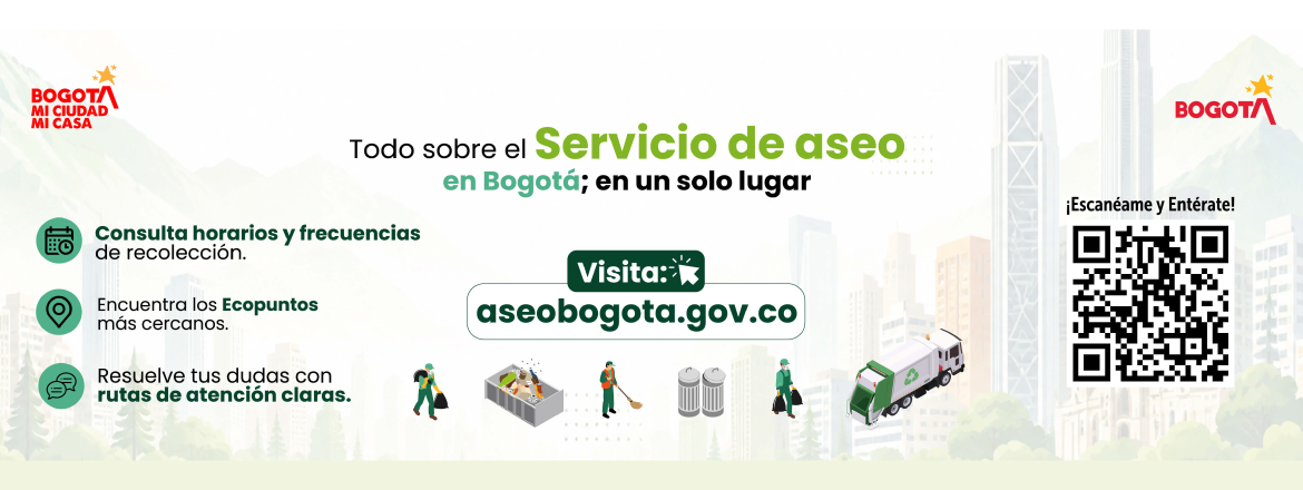 Banner servicio de aseo en Bogotá Banner servicio de aseo en Bogotá