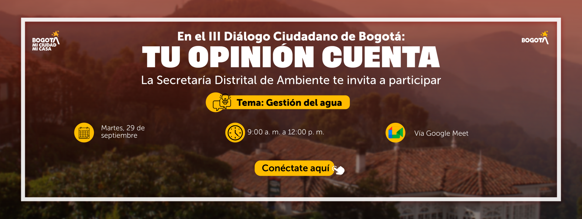 Banner servicio de aseo en Bogotá